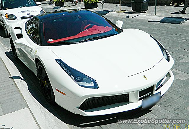 Ferrari 488 GTB spotted in Toronto, Canada
