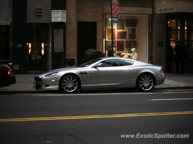 Aston Martin DB9 spotted in New-York, New York