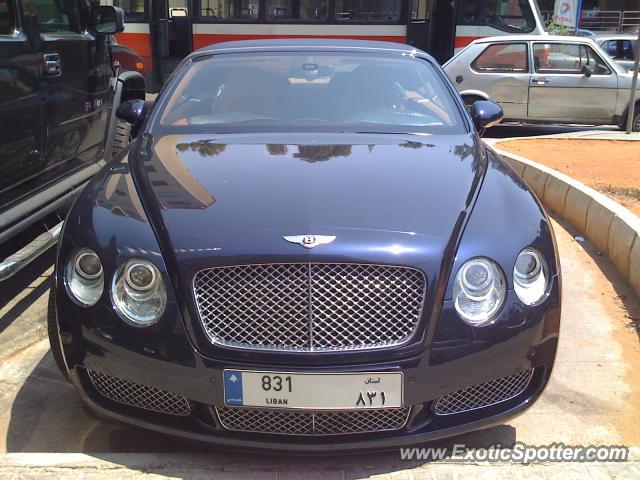 Bentley Continental spotted in Beirut, Lebanon
