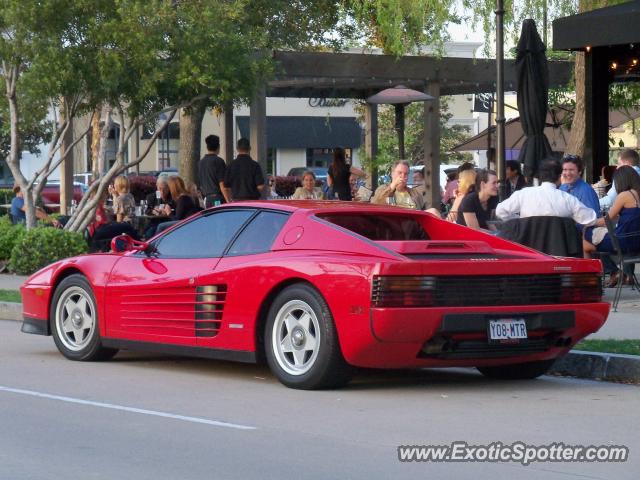 Ferrari Testarossa spotted in Houston, Texas