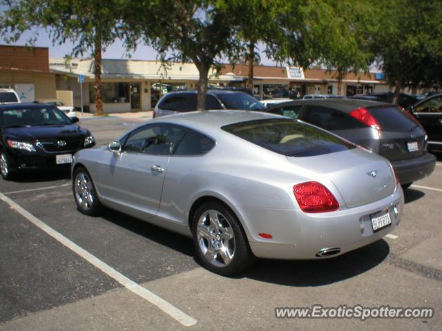Bentley Continental spotted in Palm springs, California