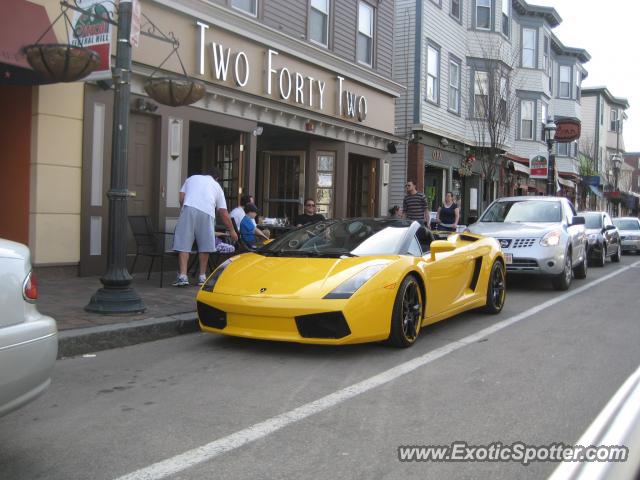 Lamborghini Gallardo spotted in Providence, Rhode Island