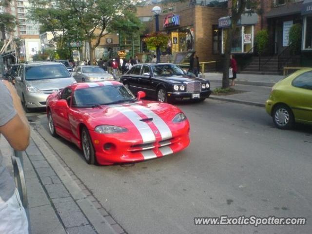 Dodge Viper spotted in Toronto Ontario, Canada