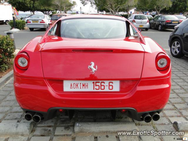 Ferrari 599GTB spotted in Pafos, Cyprus