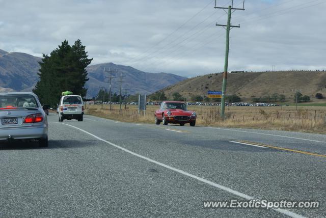 Jaguar E-Type spotted in Wanaka, New Zealand