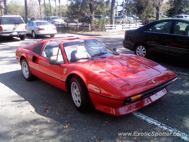 Ferrari 308 spotted in Bluffton, South Carolina