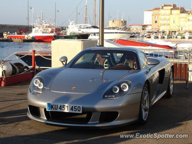 Porsche Carrera GT spotted in St Tropez, France