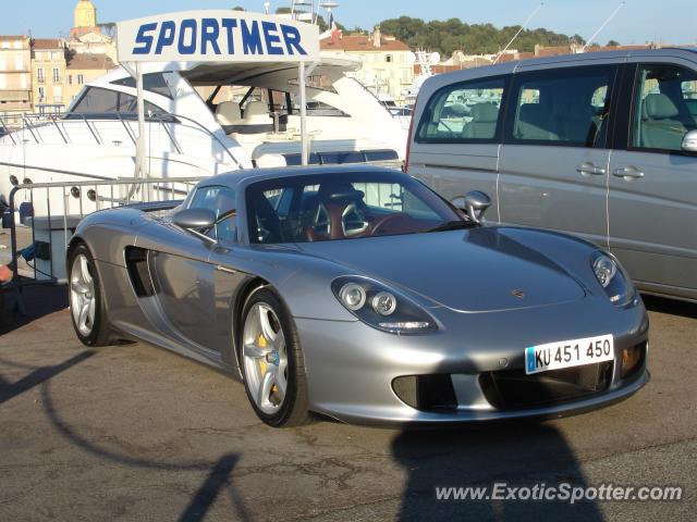 Porsche Carrera GT spotted in St Tropez, France