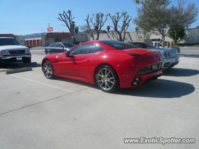 Ferrari California spotted in Woodland Hills, California