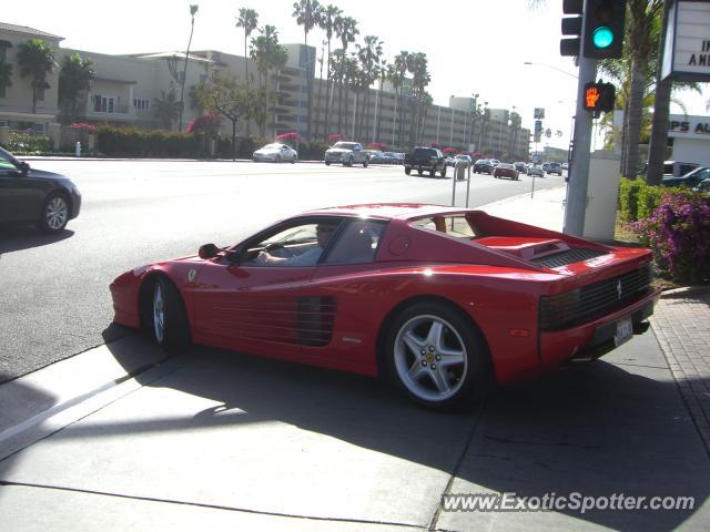 Ferrari Testarossa spotted in Newport Beach, California