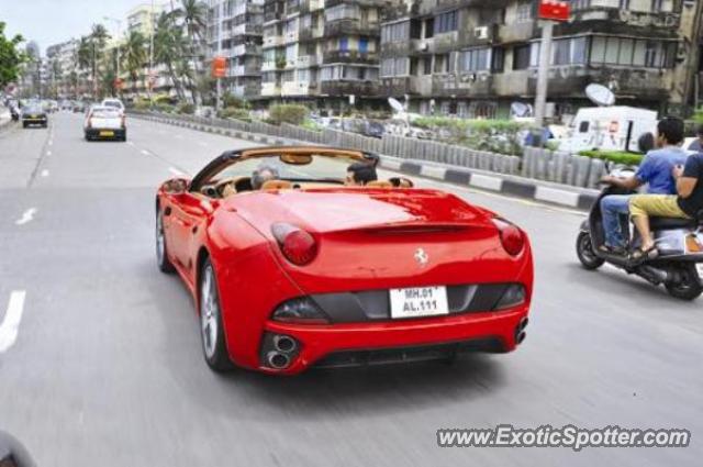 Ferrari California spotted in Mumbai, India