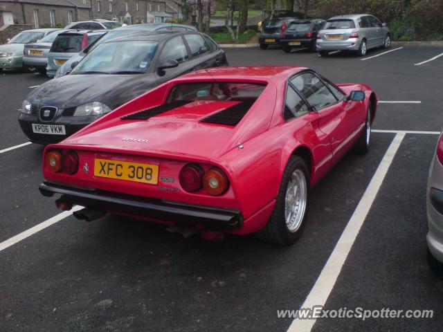 Ferrari 308 spotted in Burrow (Village in Lancashire), United Kingdom