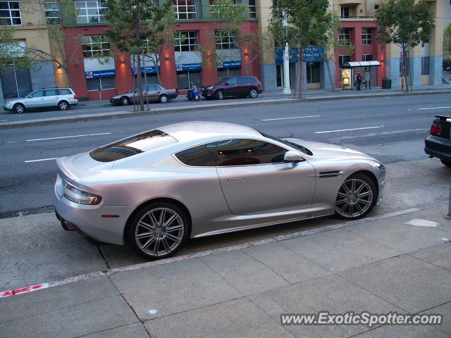 Aston Martin DBS spotted in San francisco, California
