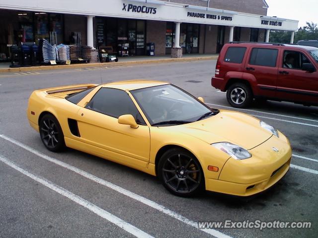 Acura NSX spotted in Cape cod, Massachusetts