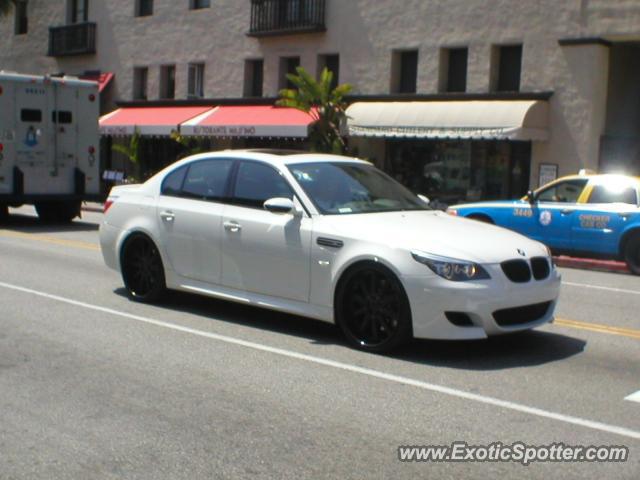 BMW M5 spotted in Beverly hills, California