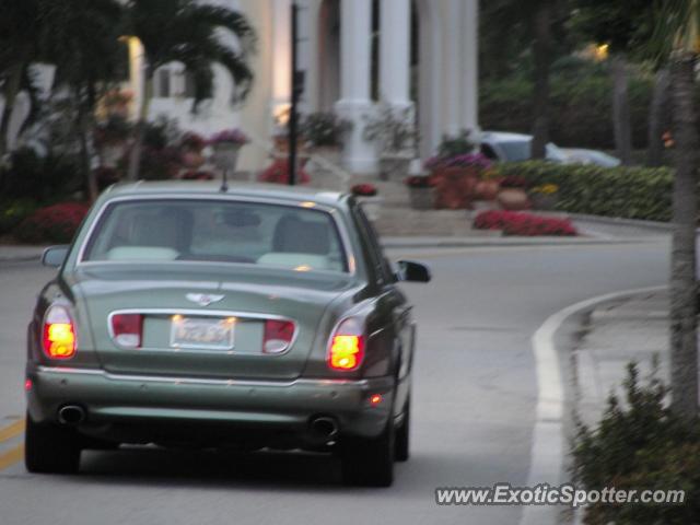 Bentley Arnage spotted in Palm beach, Florida