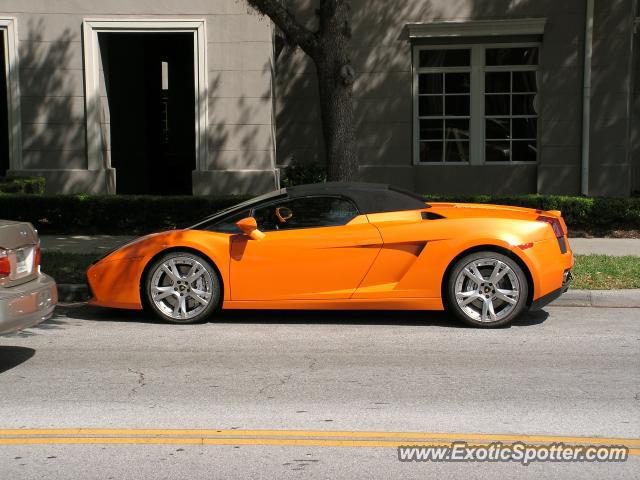 Lamborghini Gallardo spotted in Celebration, Florida, United States