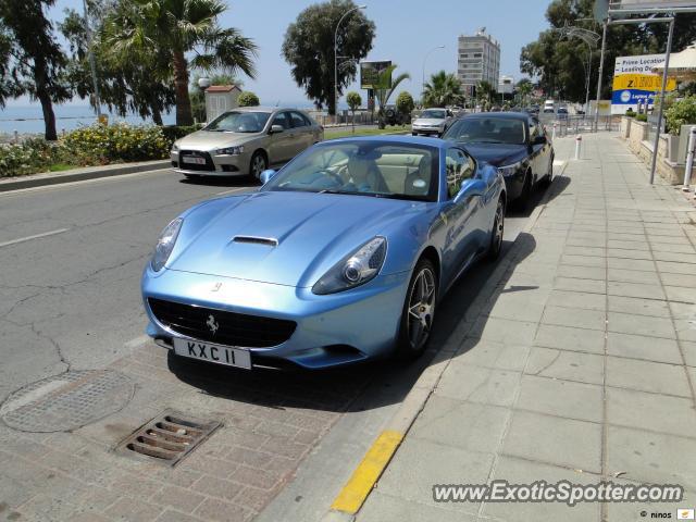 Ferrari California spotted in Limassol, Cyprus