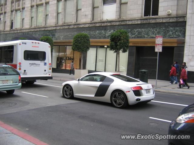 Audi R8 spotted in San Francisco, California