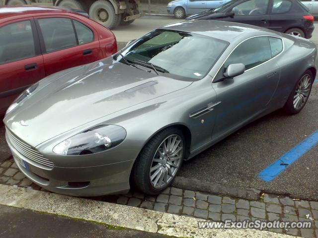 Aston Martin DB9 spotted in Rome, Italy