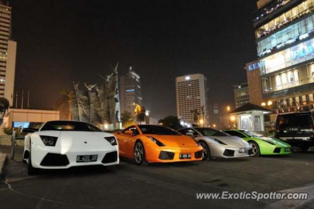 Lamborghini Murcielago spotted in Jakarta, Indonesia