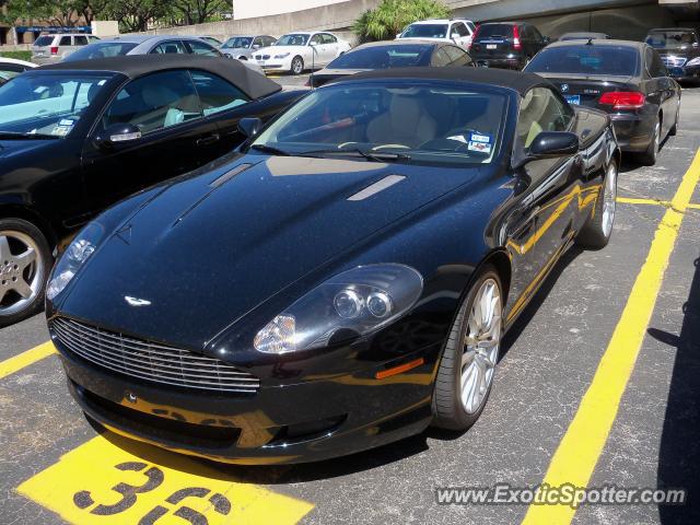 Aston Martin DB9 spotted in Houston, Texas