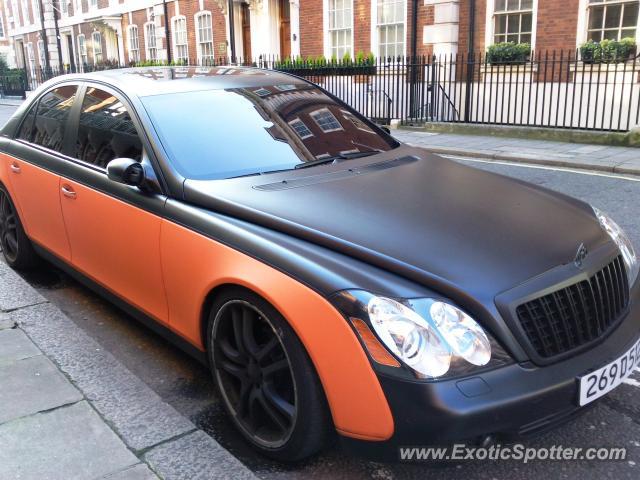 Mercedes Maybach spotted in London, United Kingdom