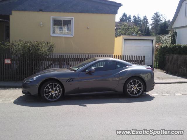 Ferrari California spotted in Bad Harzburg, Germany