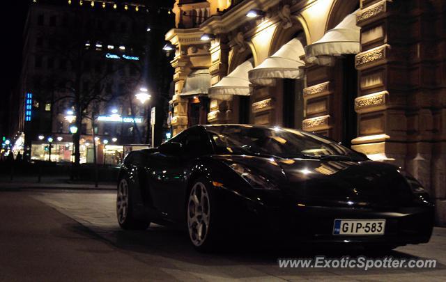 Lamborghini Gallardo spotted in Helsinki, Finland