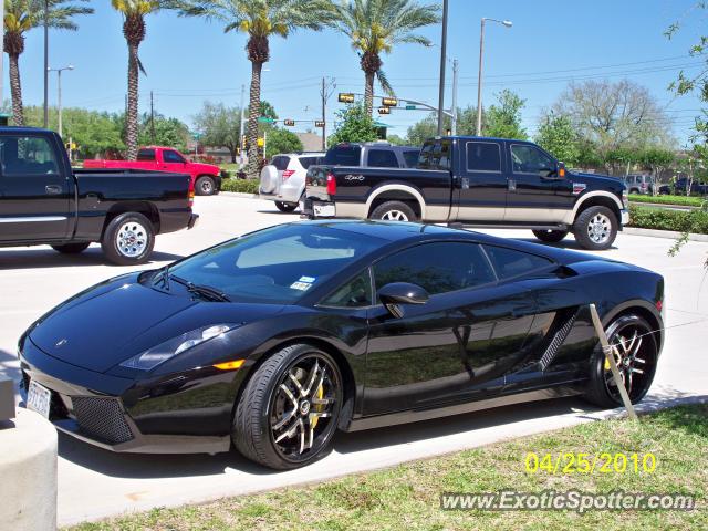Lamborghini Gallardo spotted in Kemah, Texas