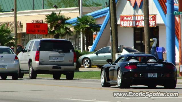 Porsche Carrera GT spotted in Seabrook, Texas