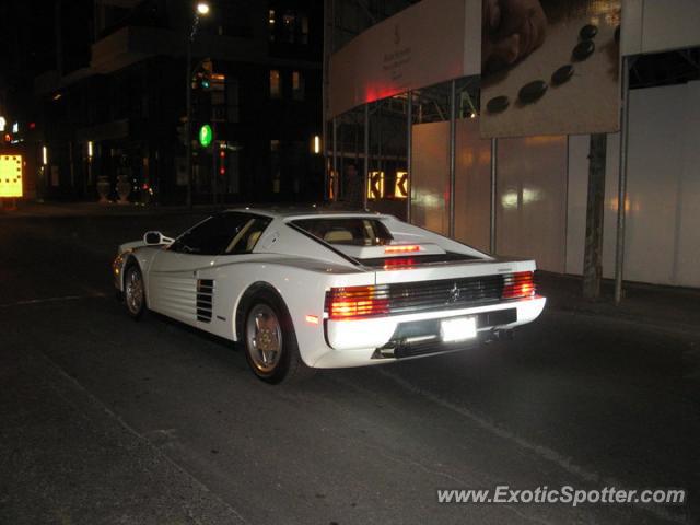 Ferrari Testarossa spotted in Toronto Ontario, Canada
