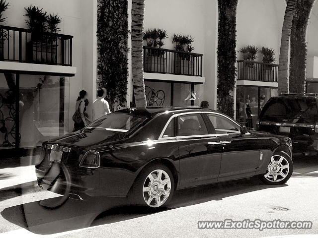 Rolls-Royce Ghost spotted in Palm Beach, Florida