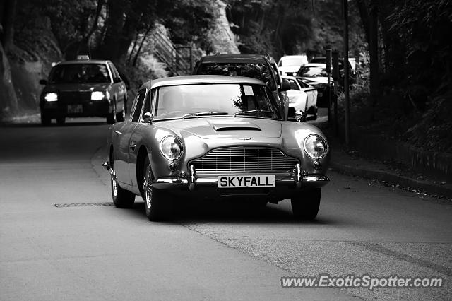 Aston Martin DB5 spotted in Hong Kong, China