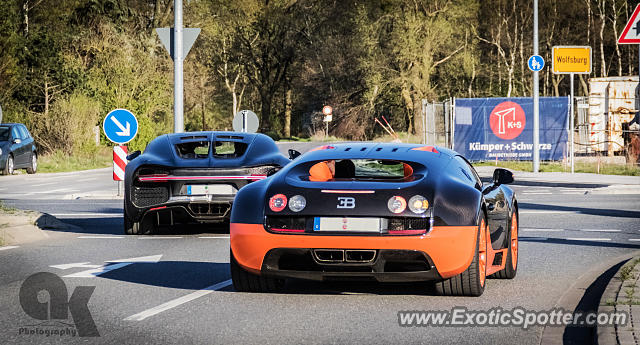Bugatti Veyron spotted in Vorsfelde, Germany