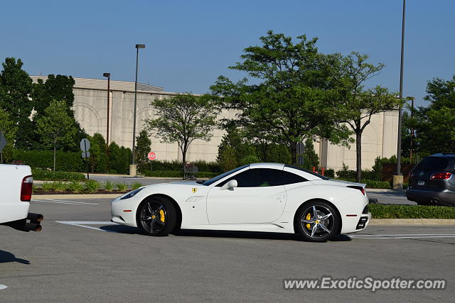 Ferrari California spotted in Oak Brook, Illinois