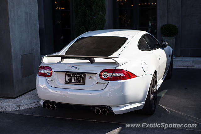 Jaguar XKR-S spotted in Houston, Texas