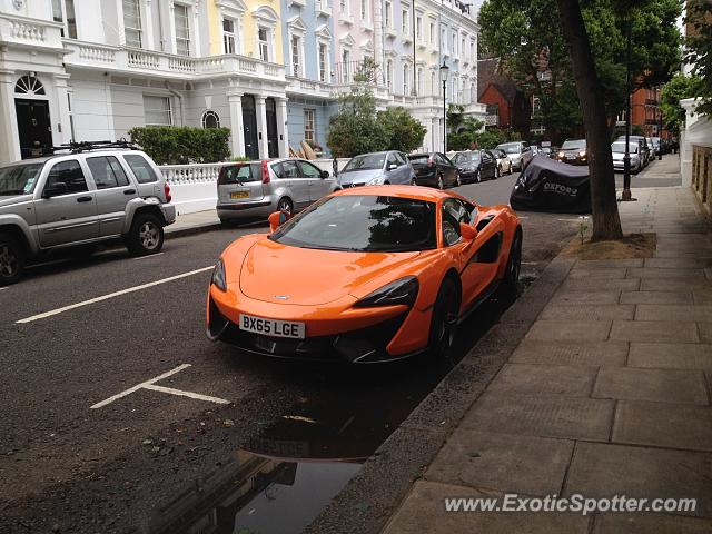Mclaren 570S spotted in London, United Kingdom