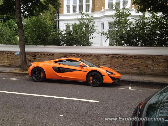 Mclaren 570S spotted in London, United Kingdom