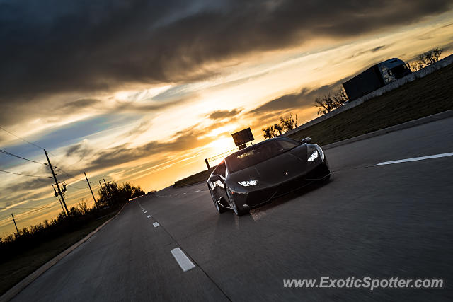 Lamborghini Huracan spotted in Sugar Land, Texas