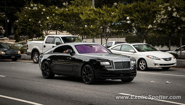 Rolls-Royce Wraith spotted in Atlanta, Georgia
