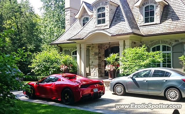 Ferrari 458 Italia spotted in Oakville, ON, Canada