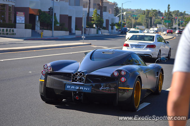 Pagani Huayra spotted in Rowland Heights, California