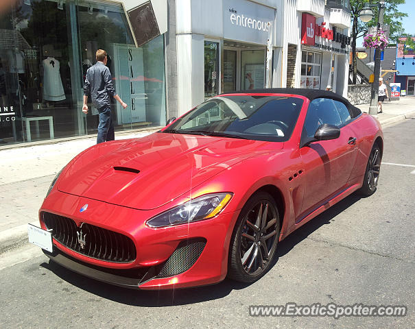 Maserati GranCabrio spotted in London, Ontario, Canada