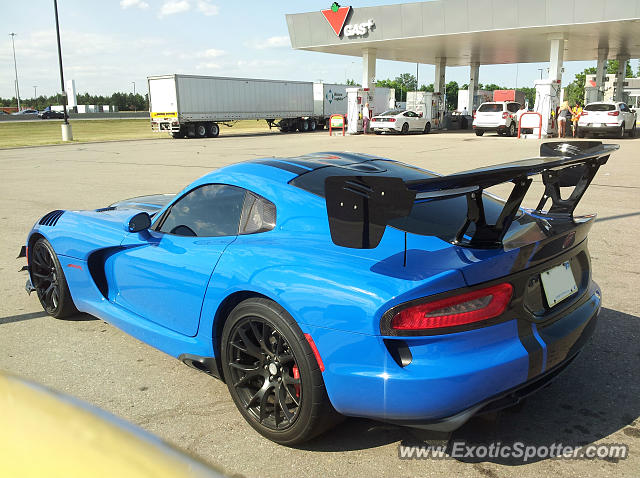 Dodge Viper spotted in Kitchener, Canada