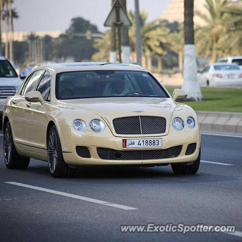 Bentley Flying Spur spotted in Doha, Qatar