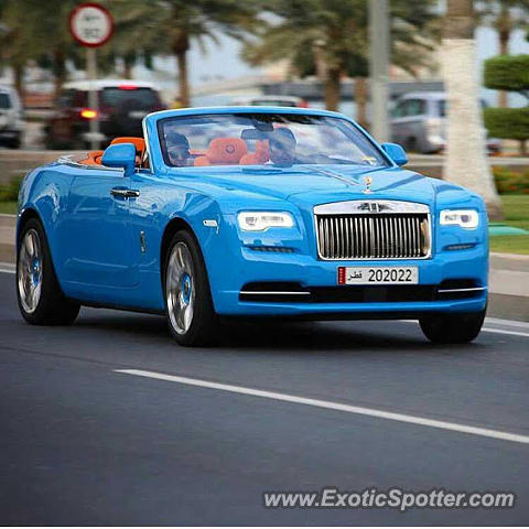 Rolls-Royce Dawn spotted in Doha, Qatar