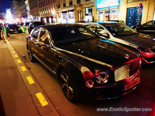 Bentley Mulsanne spotted in Paris, France