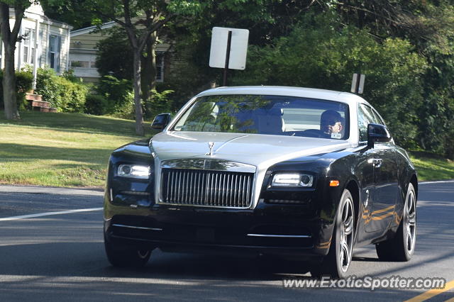 Rolls-Royce Wraith spotted in East Hanover, New Jersey