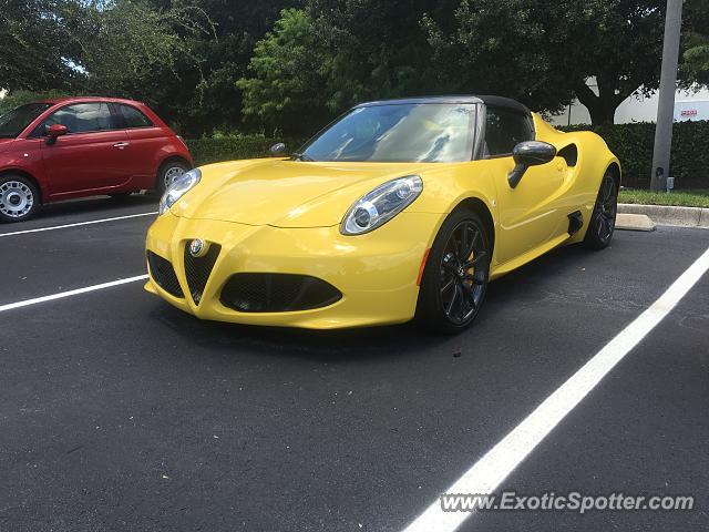 Alfa Romeo 4C spotted in Orlando, Florida